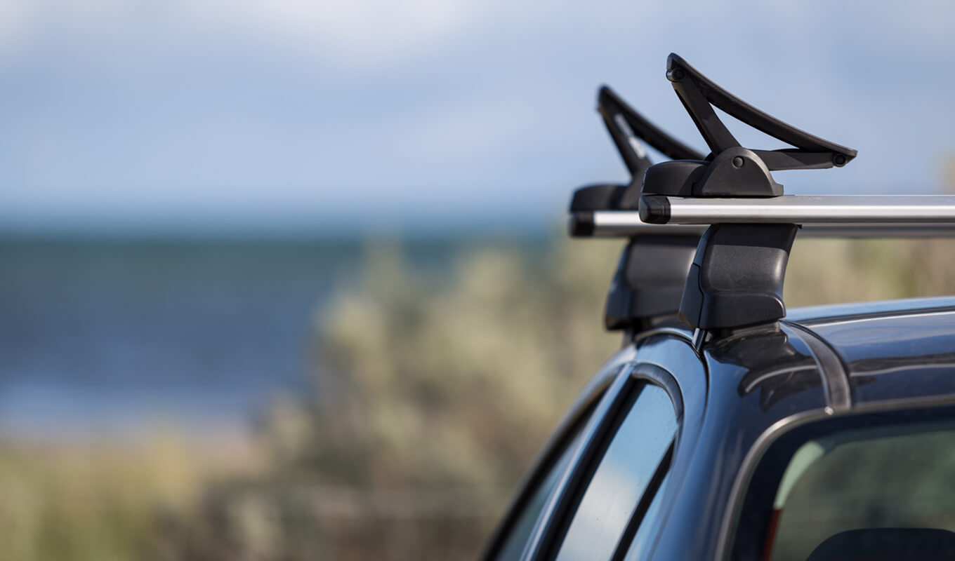 Roof rack system for kayak