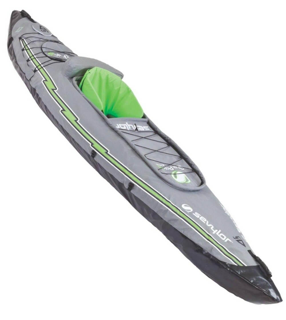 Gray sevylor quikpak one person kayak